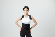 바른 자세 교정밴드 어깨교정 굽은등 라운드숄더 척추 허리 교정 바른핏 자세교정 목 말린어깨 : TJ 메디칼