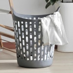 대용량 빨래바구니 런드리 바스켓 백 박스 세탁바구니 빨래통 심플 50L : 오늘 출발 스토어