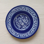 Plat bleu Nevers peint à la main/ 느베르 블루앤 화이트 핸드페인팅 플레이트 : La Sonate