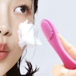 코 브러쉬 턱 피지 블랙헤드 모공 제거 화이트헤드 세안 클렌징 실리콘 : 젠커머스