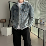 New 본스 후드 탈부착 청자켓 : 치트키