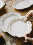 로랩디자인연구소 | 예쁜그릇 일본 예쁜도자기 깔끔한 앞접시세트 빈티지 디저트 파스타 엔틱 집들이 : 리브케어