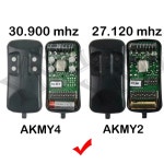 ALLMATIC 원격 제어 복제 차고 게이트 26995MHz 27120MHz 30875MHz 40685MHz AKMY2 AKMY4 AKMY2R : 소유스토리21