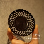 [다도 잔받침] 예향원 핸드메이드 일본식 천연 자단목 산지목 찻잔받침 E-9960 : 예향원
