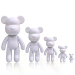 DIY 베어브릭 수채화 인테리어소품 피규어 조각상 인형 카페 홈 모형 : .루나리아