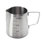 스팀피쳐 계량 밀크저그 바리스타 라떼아트 스팀피처 내부 외부 눈금형 350 우유거품기 : 키친초이스