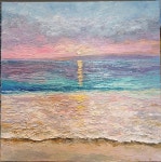 바다 유화그림 : 미술관옆 해바라기