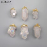 남자목걸이 실버목걸이 5/10 pcs 패션 길드 진주펜던트 은부자재 : 보이사