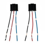 내구성 하이 퀄리티 교체 소켓 부품 10g 2x2 개 3 핀 액세서리 커넥터 H4 헤드라이트 신제품 : 소유라이프21