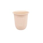 원예 분갈이 인테리어 동그란 웰빙원형화분2호(베이지) : 수댕의잡화상