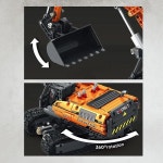 레고조립호환커스텀 파워펑션 테크닉클래식 레고모터 Reobrix-22003 기계 굴삭기 엔지니어링 시리즈, RC 자동차 앱 원격 제어 기술 퍼즐 조립... 