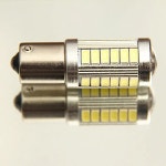 100 PCS 1156 BA15S 1167 BA15D P21W 57305630 33SMD LED Bulb With Len Car Tail Brake Lamp Auto Reverse : 소유라이프21