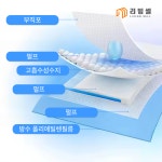 참조은 배변패드 강아지 애견패드 애완동물 무향 빠른흡수 무향 천연펄프 대형 60x76, 50매입, 1개 : 클린토너