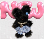 밍크털 모루인형 키링 핸드메이드 귀여운 토끼 : 아뜰리에 라프레미디