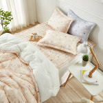 친환경 소재 100% 모달 허니베어 슈퍼싱글 사계절 침구 카페트 SS : 미리내티씨