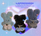 밍크털 모루인형 키링 핸드메이드 귀여운 토끼 : 아뜰리에 라프레미디