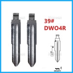 금속 언컷 블랭크 플립 원격 키 블레이드 쉐보레 뷰익 오펠 Keydiy KD Xhorse VVDI 키 블랭크 39  DWO4R 10 개 : 지소다힐