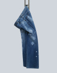 2024S/s GNB - 페인팅 세미와이드 데님팬츠 (G4039) : 한결처럼