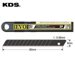 KDS 케이디에스 커터날 SB-10B 9mm 10개입 EVO SB10B 컷터날 캇타날 칼심 : 금오테크툴