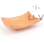 간식 반찬 아치형 나무그릇 다용도 홈카페 업소용 : LI-V
