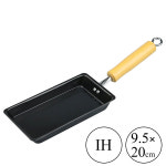 펄금속 계란말이 팬 철팬 9.5×20 cm 펄메탈 : TOSTO