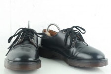 (Dr.Martens)닥터마틴 SMITHS 스미스 BLACK VINTAGE SMOOTH 4홀 블랙 더비슈즈 로우워커 (UK3/220±5mm) : 빈티지 코코
