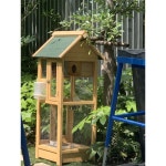 야외 새장 대형새장 앵무새 케이지 원목 : 우앤진샵