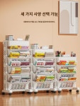 교실 책상 수납 신기 책꽂이 책상 옆 책꽂이 학생 책상 옆 선반 이동식 책꽂이 : 운수좋은1