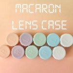 감성있는 편안한 파스텔톤 렌즈통 렌즈보관함 렌즈케이스 2개 : 참사랑하우스