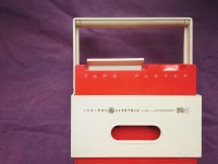 [GE] 1967 G3700 Orange Cassette Tape Player Portable : irosam 이로삼