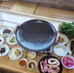 국내산 무쇠 솥뚜껑불판 주물팬 대형 삼겹살 고기불판 구이판 가정용 업소용 40cm : 대덕공업사