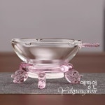 [다도 다기] 예향원 핸드메이드 색채 수정유리 차거름망 세트 E-9964 : 예향원