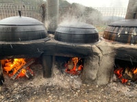 [홍보리]재래식 시골된장 2kg / 100% 국내산 직접 농사지은 콩으로 / 시골된장 옛맛 그대로 깊고진한 맛 / 2kg 구매시 간장 250ml 증정 : 홍보리
