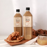 [3+1] 국내산 수제 생강청 차 진액 제로슈가 1L 단맛 25% : 우리꽃 연구소