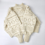 [작품용 원작실] 다루마 패턴북 8집 /오픈워크 풀오버 / 스페니시 메리노 12볼 : 제이미니팅룸