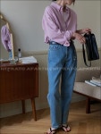[NOMATTER] 노메럴 311 중청 데님 팬츠 일자 청바지 (1color)S사이즈당일 : 아파트먼트 프라토