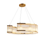 LED 모텔 조명 인테리어 호텔 대형 샹들리에  리무진 이형 모래판 로비 자형 콤비 라이 : 브라이트존