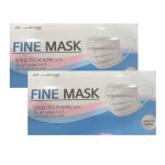 국산덴탈마스크 3중필터 일회용마스크 50매 x 2박스 : 리나리빙