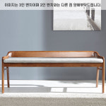 2인 원목 식탁 벤치의자 벤치형의자 2인용의자 : 리빙스피어