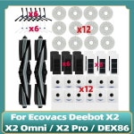 ECOVACS DEEBOT X2  OMNI PRO DEX86  진 청 측면 브러 HEPA 필 먼 가 모핑 천 액세리 : 프로베스트상사