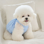 미스티 크롭 탑 강아지 봄옷 여름옷 민소매 티셔츠 베니즈 S : 아르무아 미뇽