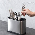 수저꽂이 여러분의 주방에 숨통을 틔워줄 스텐 물빠짐 수저통 수저정리함 커트러리 홀더 : 공간채움