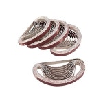 샌딩벨트 샌드페이퍼연마벨트 50Pcs 330 10mm 연마 80 그릿 산화알루미늄 샌더 그라인더 벨트 앵글그라인더 액세서리 : 슈퍼플레인