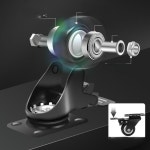 이동식 작업대 트롤리 캐비닛 보수 카트 다기능 보관 선반 공구 : CHEJ