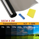 VLT 윈도우 틴트 필름 유리 스티커 UV 프로텍터 포일 300cm x 50cm 1 퍼센트 5 15 25 35 50 : 퀸덤컴퍼니