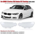 껍데기 자동차 전조등 렌즈 유리 전등갓 LED 커버 BMW 호환 F30 F31 3 시리즈  쉘 : 윤앤케이나인