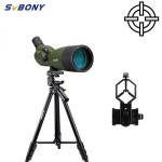 SVBONY 스포팅 스코프 버드워치 망원경 전화 어댑터 삼각대 F9310 SV14 BAK4 줌 25-75x70mm 45De 쌍안경 : HEALTHY WORLD