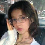 가벼운 여자 뿔테 동글이 투명 하금테   사각 : MH 스토어 7