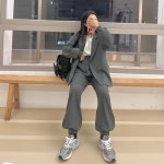 스펠링 오버핏자켓 : 이니핏