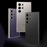 갤럭시 S24울트라 메탈릭 심플 단색 컬러 슬림핏 소프트 TPU 테두리 범퍼 하드 케이스 : 쥬크15